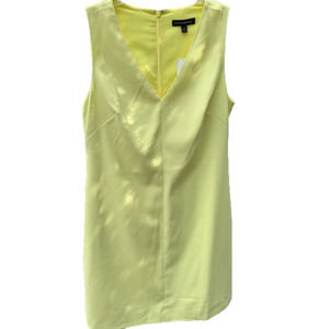 Banana Republic Yellow Sheath Dress Sz 10 NWTs